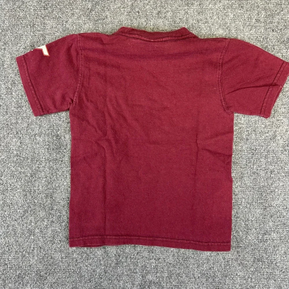 Nike Virginia Tech Hokies Football T-Shirt Toddler 3T Maroon Short Sleeve Tee